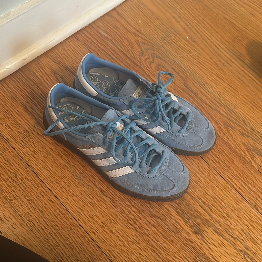 Blue adidas sneakers